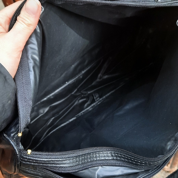 🆕️ Black Mitzi Vintage Leather Handbag Purse - Picture 10 of 14